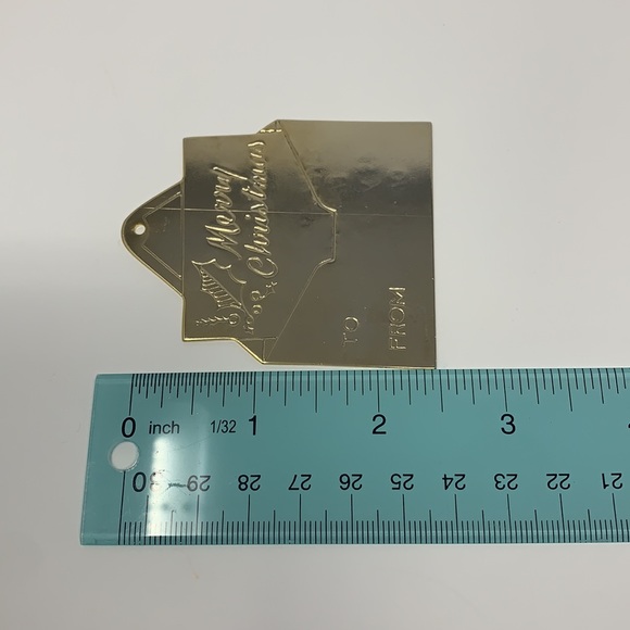 LilliKins vintage metal & paper card Christmas - Picture 6 of 13